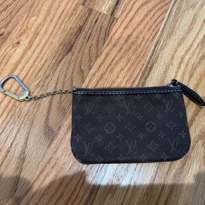Louis Vuitton Idylle Key Pouch Fusain. AUTHENTIC